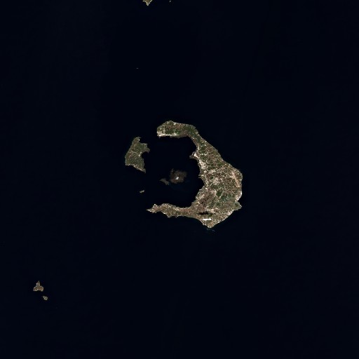 santorini satellite