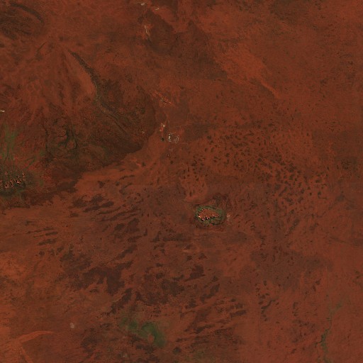 uluru satellite imagery