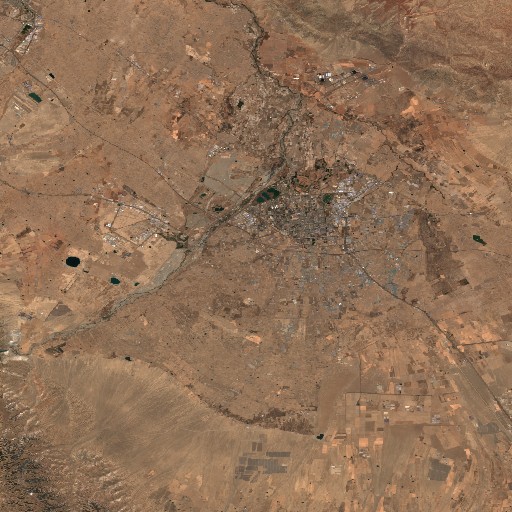 zhangye-danxia satellite imagery