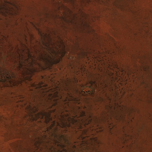 uluru satellite imagery
