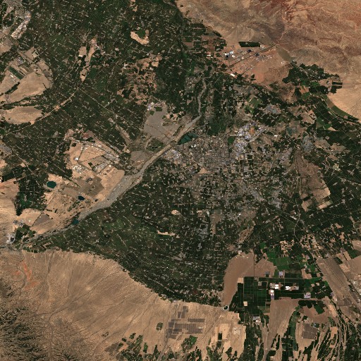 zhangye-danxia satellite imagery