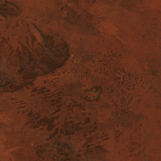 uluru satellite imagery