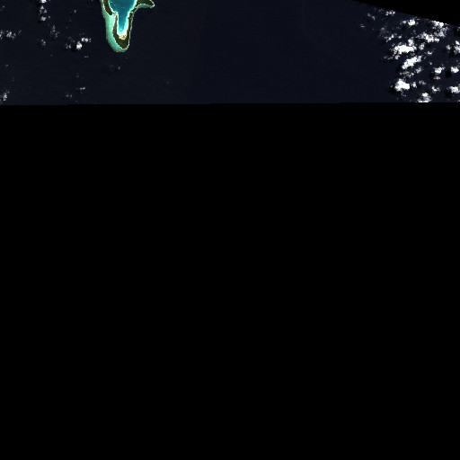 bora-bora satellite imagery