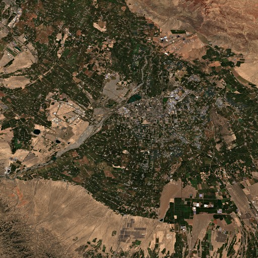 zhangye-danxia satellite imagery