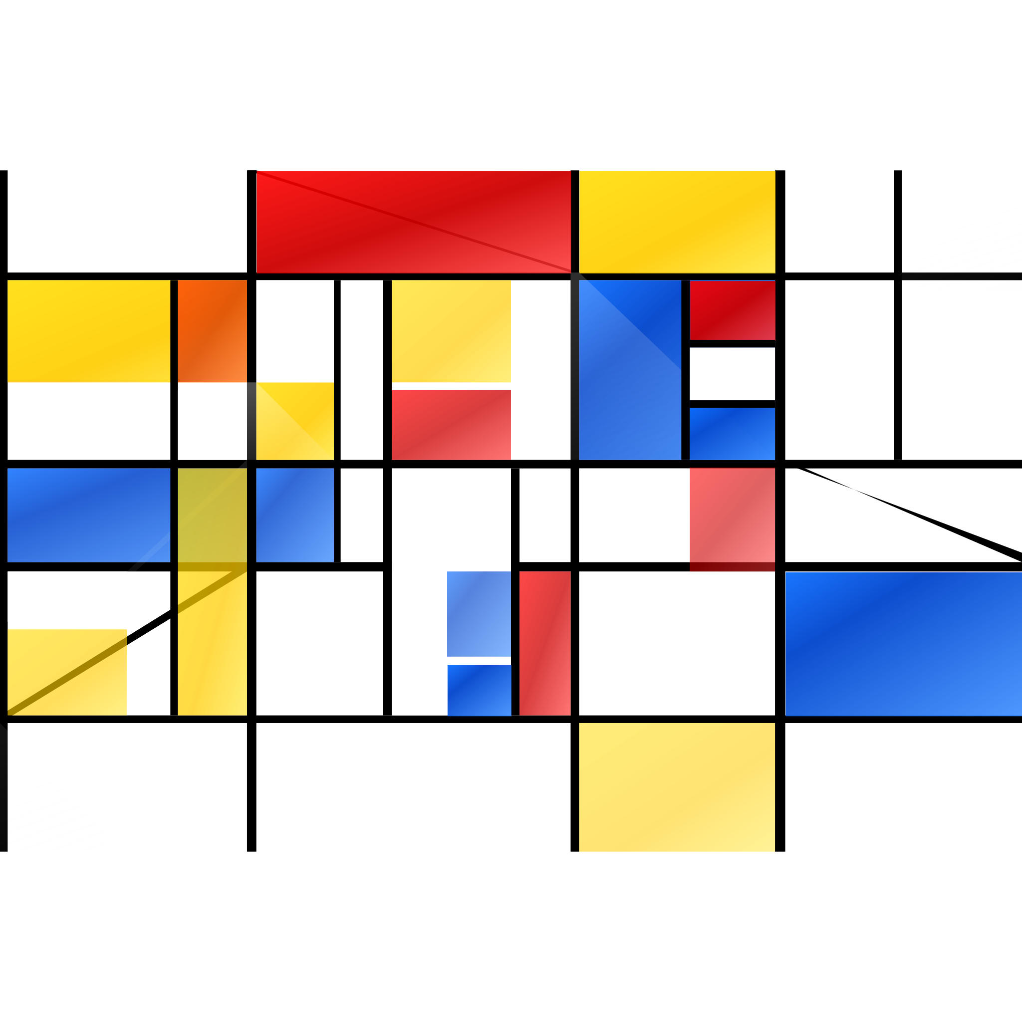 Piet Mondrian interpretation