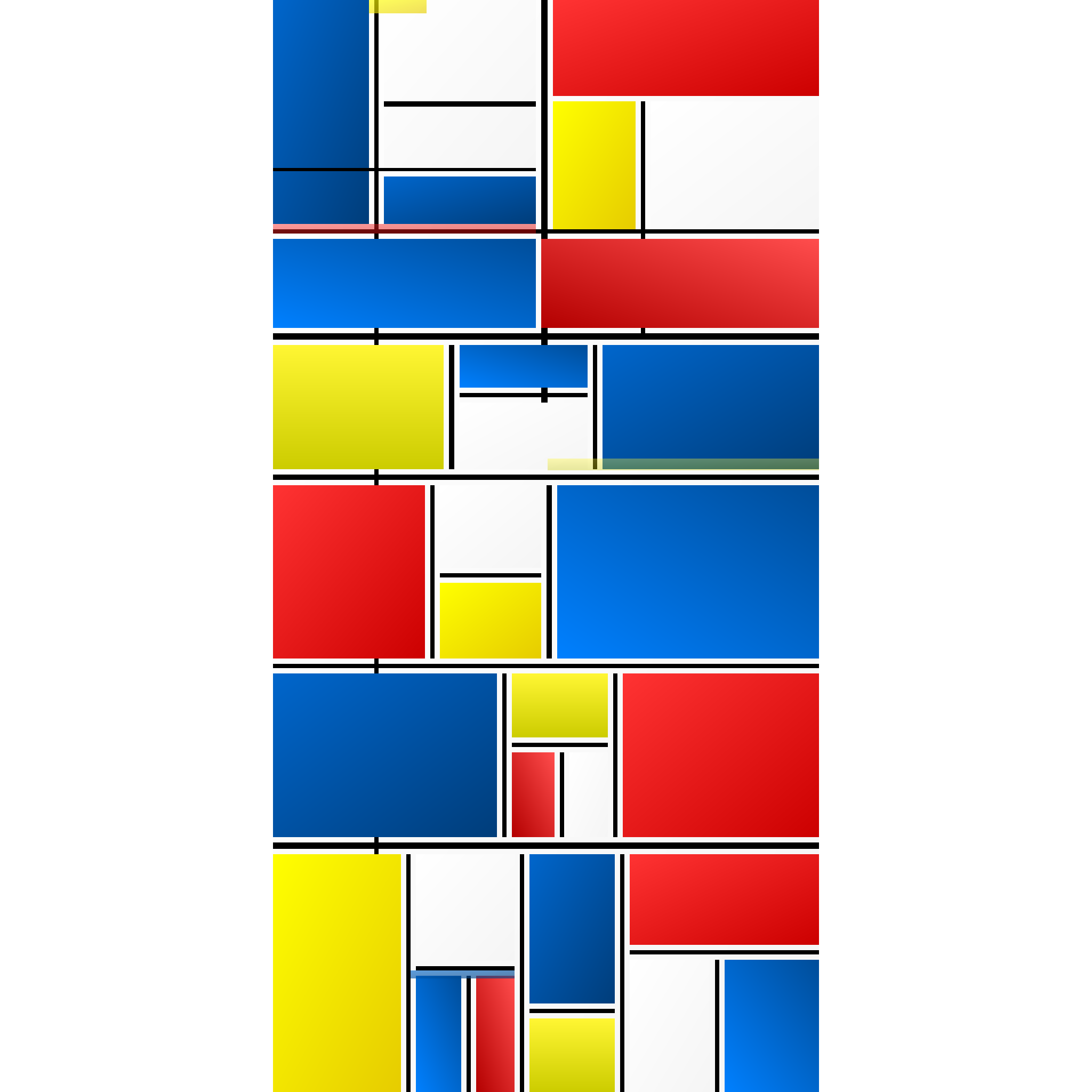 Piet Mondrian interpretation