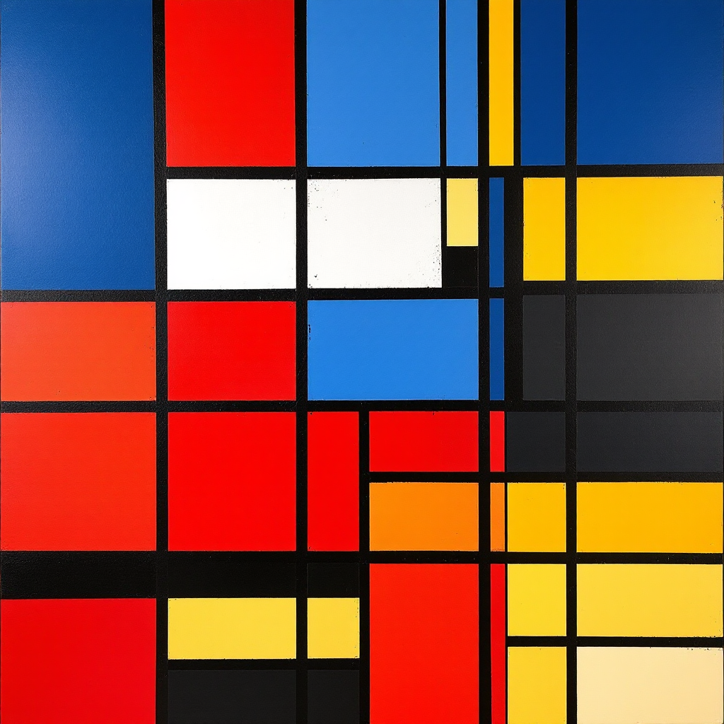 Piet Mondrian interpretation
