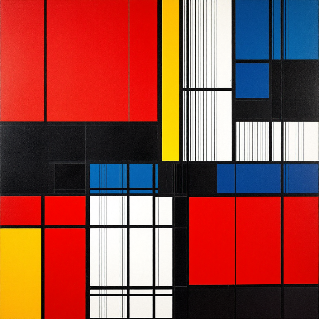 Piet Mondrian interpretation