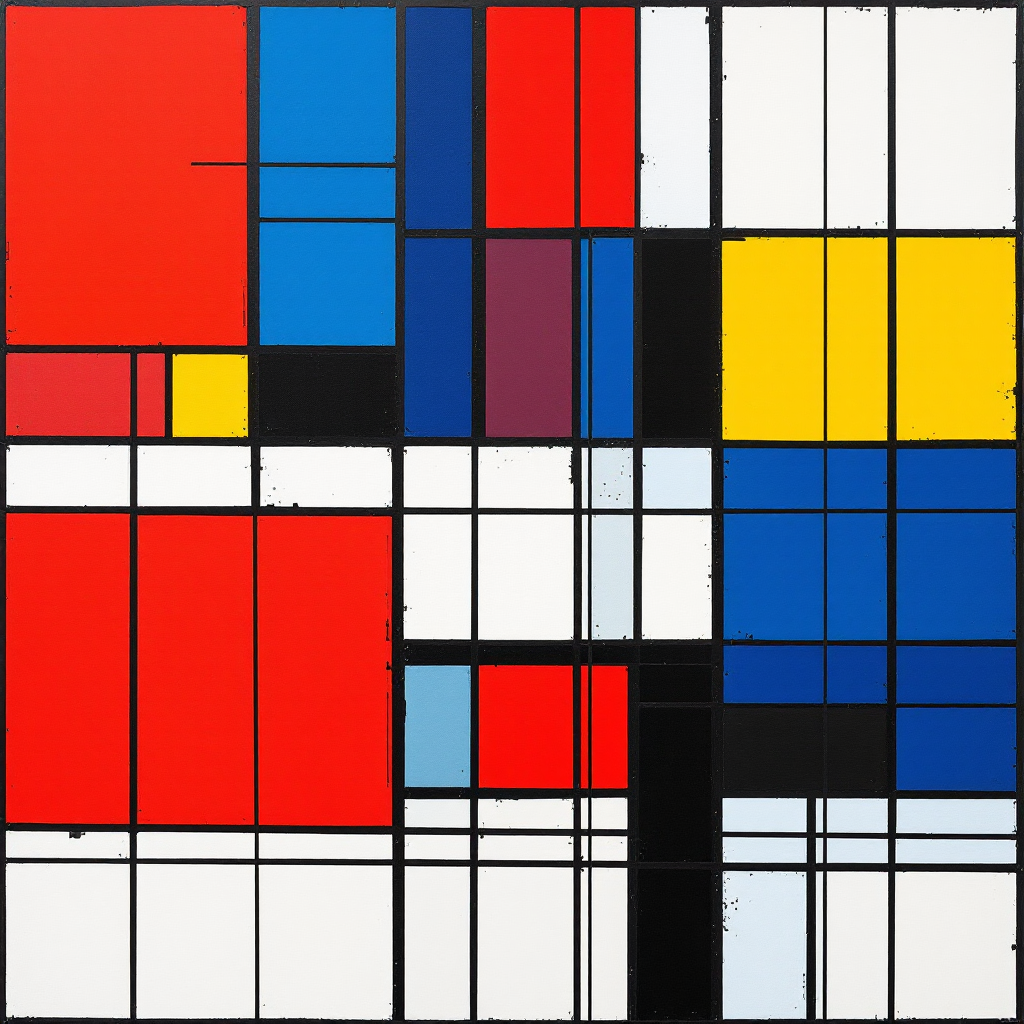 Piet Mondrian interpretation