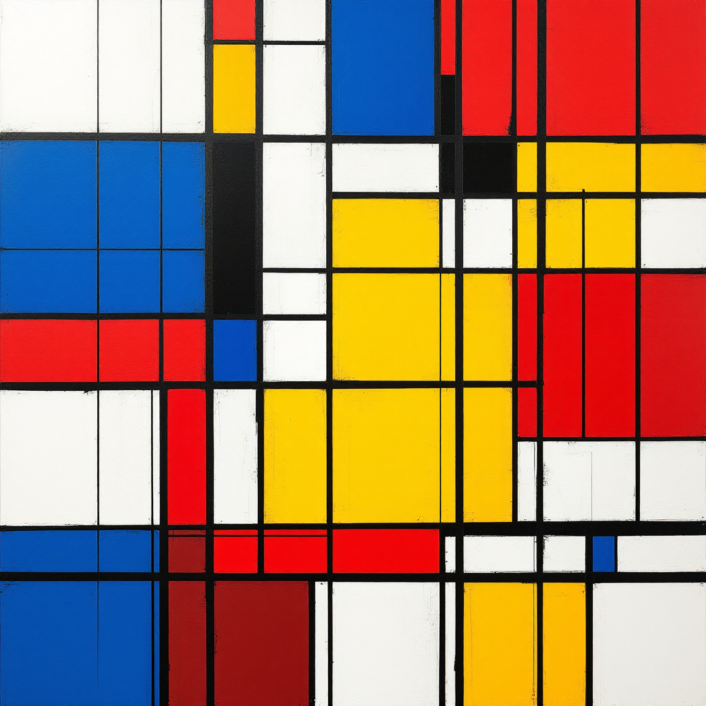 Piet Mondrian interpretation